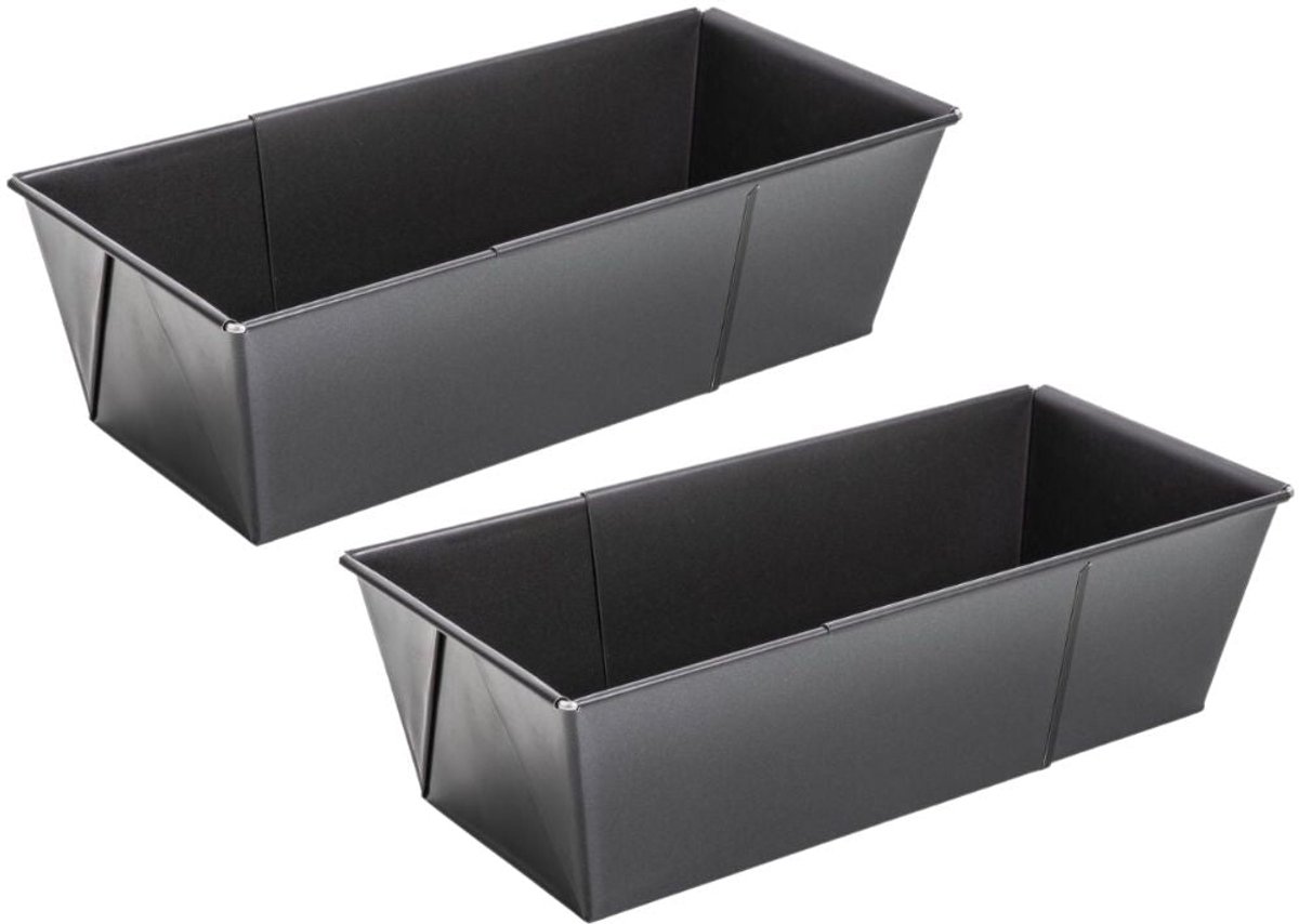 Set van 2 uitschuifbare cakevormen 20 tot 35 cm Zenker Black Metallic