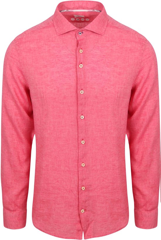 R2 Shirt Linen Cherise - Maat 3XL - Heren - Overhemden Casual