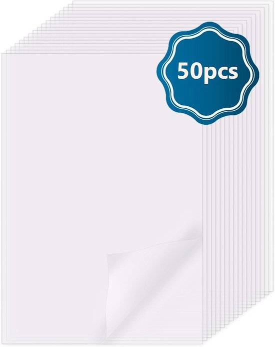 50 Feuilles Papier Calque Transparent A4 - 53g - 210x297mm - Pour Dessin, Patron Couture