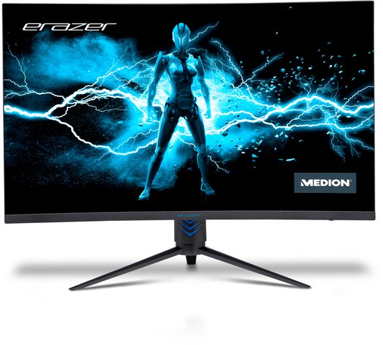 ERAZER® Spectator X20 (MD 22093), gebogen breedbeeldmonitor, 80 cm (32''), FHD-scherm, 165Hz, HDMI®-aansluiting en DisplayPort