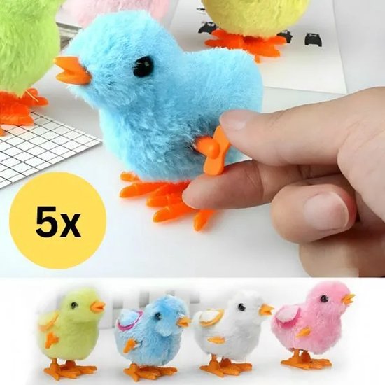 3 Pcs Jouets à Remonter pour Poussin Jouet en Peluche à Remonter Jouet à Remonter pour Poussin