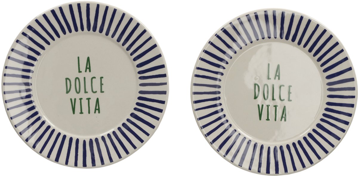 JENS Living La Dolce Vita Bordjes Blauw /2