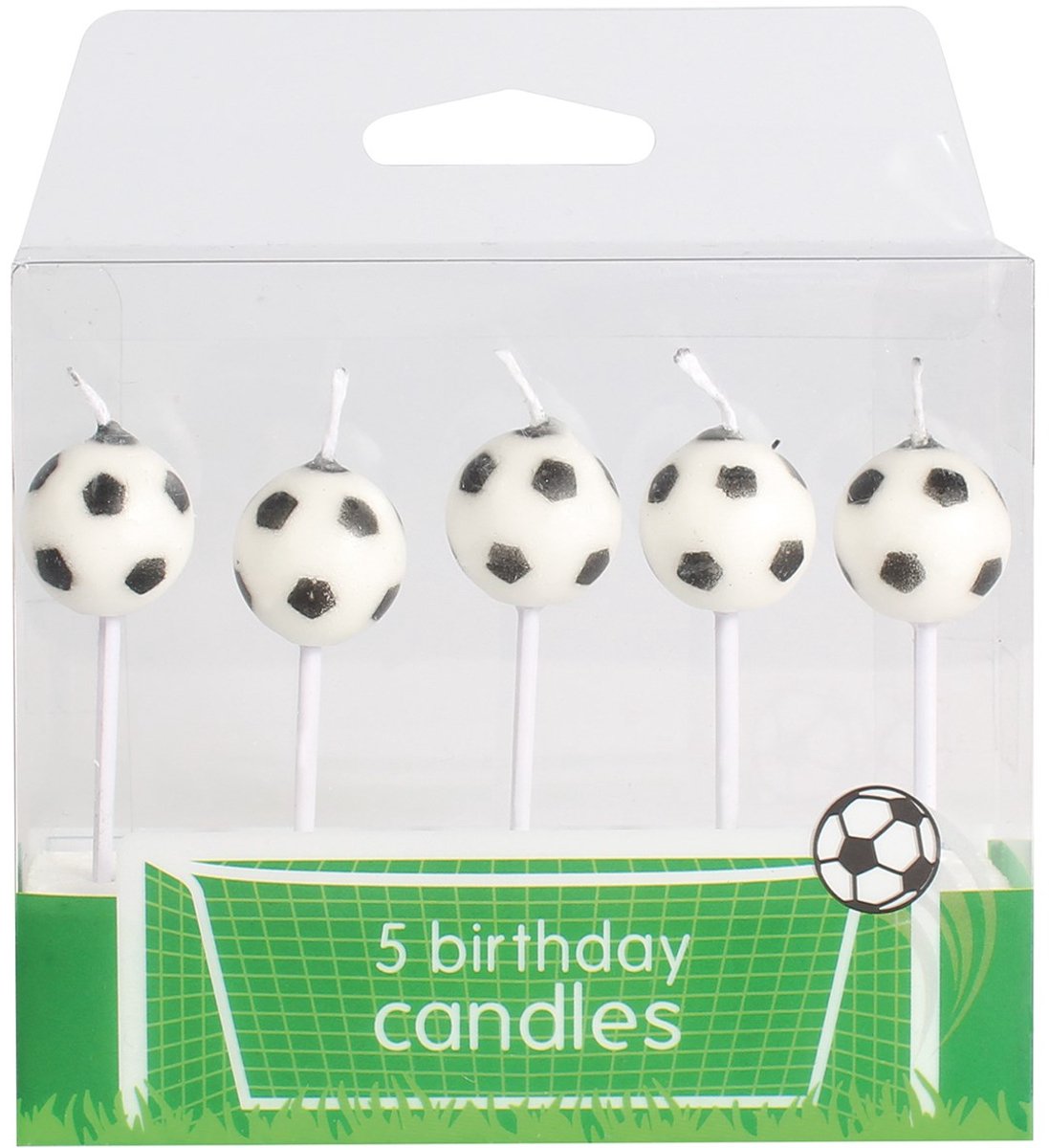 Culpitt Taartkaarsjes Voetbal 5st.