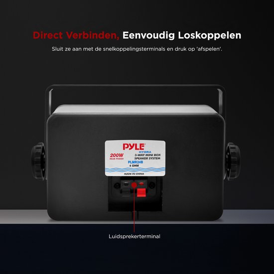 2-weg speakers spat waterdicht (Per paar) / Boot onderdelen