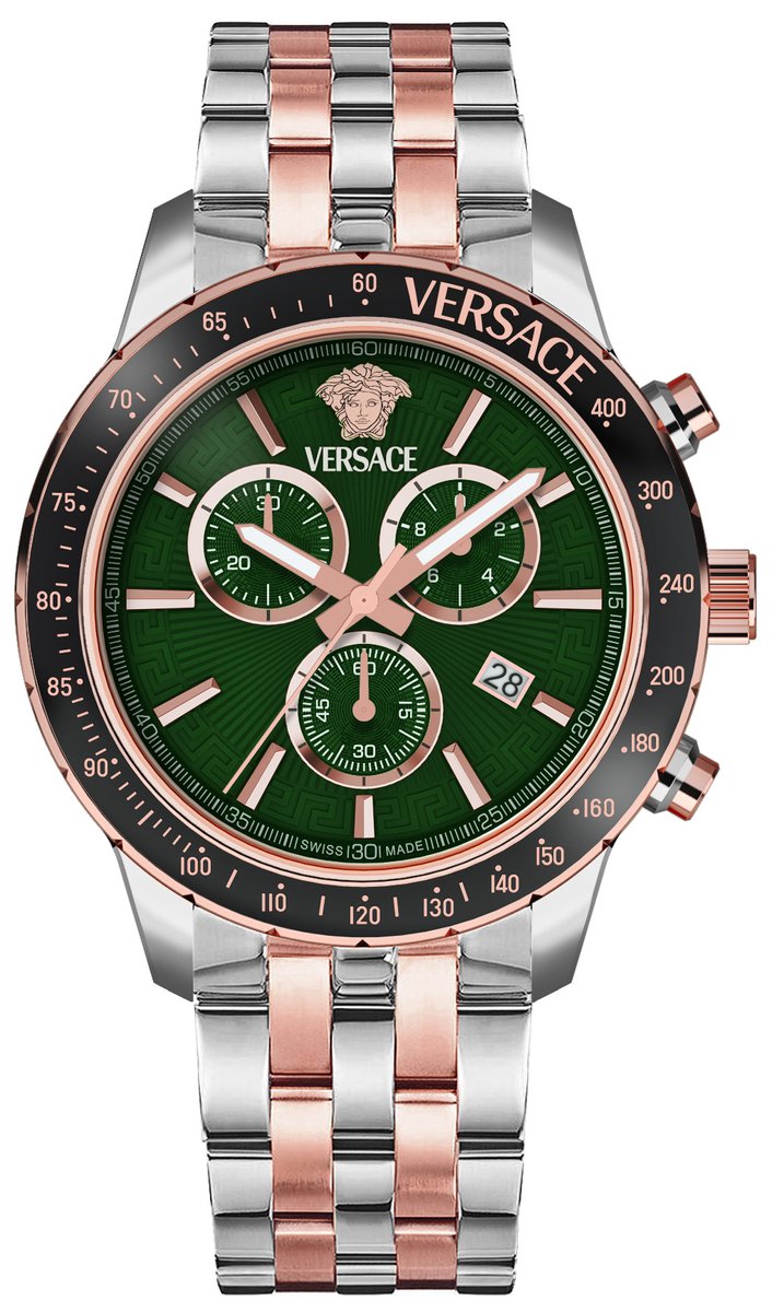 Versace - VEZCA0424 - Polshorloge - Heren - Kwarts - Sport Chrono