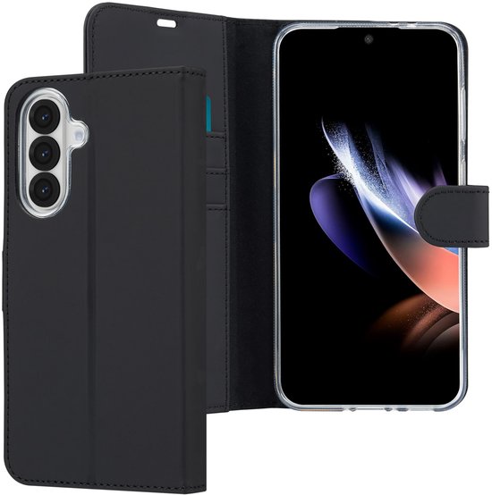 Étui Accezz adapté au Samsung Galaxy A56 avec porte-cartes - Bookcase souple Accezz - Zwart