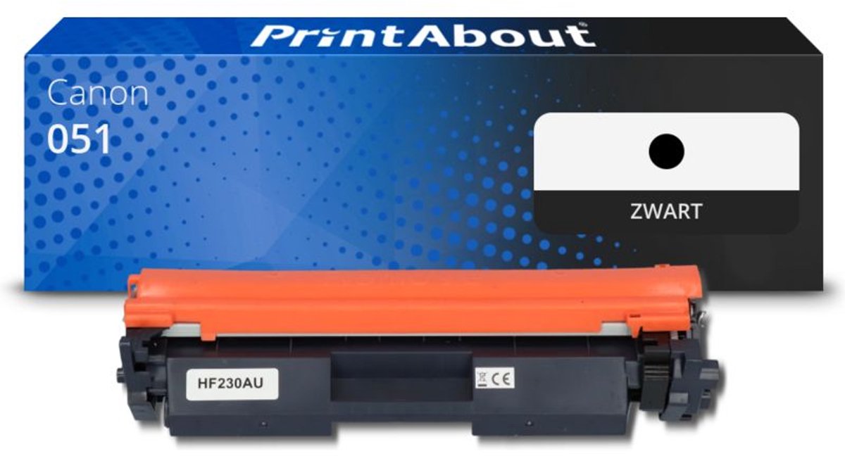 PrintAbout Huismerk Canon 051 Toner Zwart