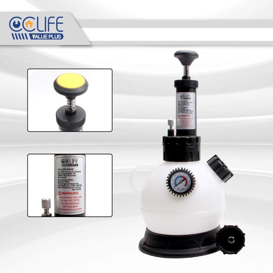 FreeTec Universele remontluchtingsapparaat, 3 liter, handmatige