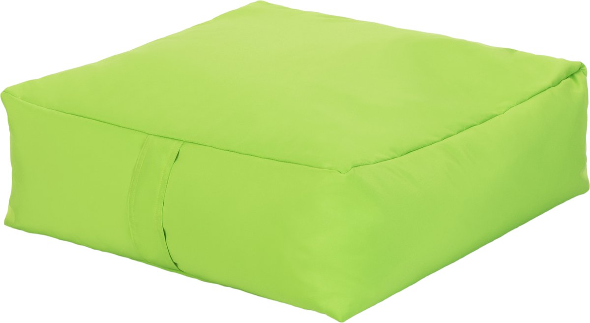 Comfortabel vierkant matraskussen van 60x60 cm voor binnen en buiten. Perfect voor loungen in de tuin of op de vloer.