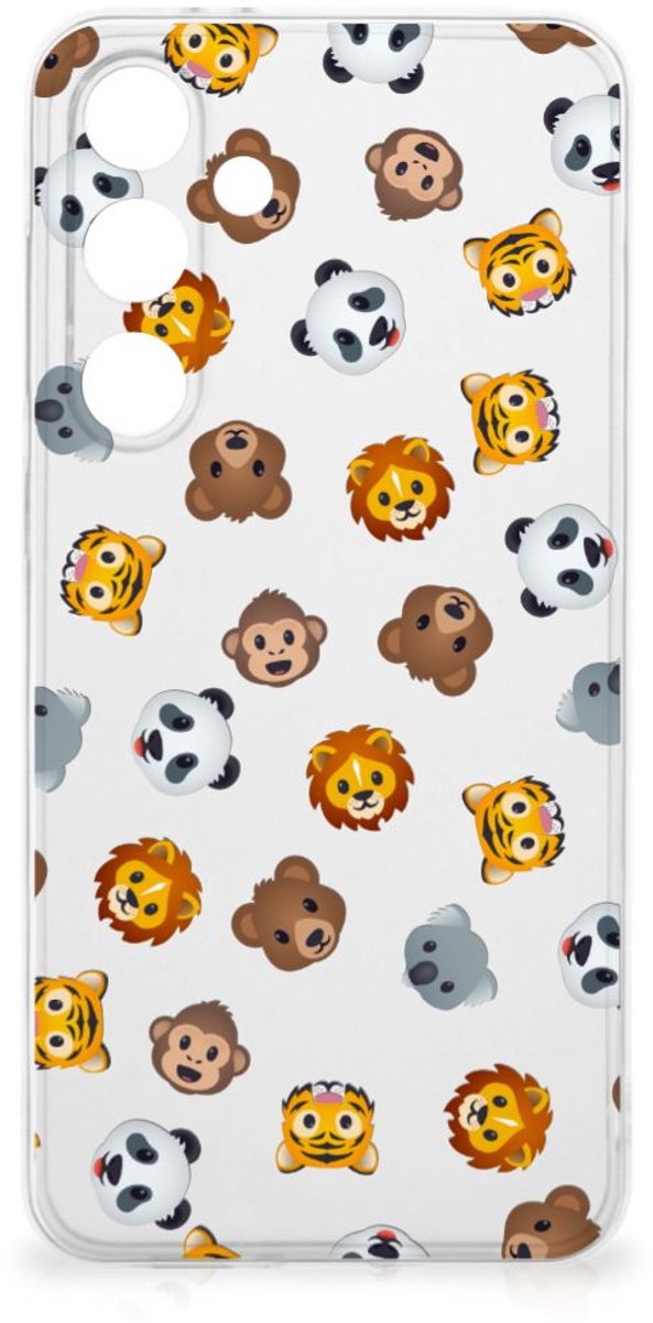 TPU bumper voor Samsung Galaxy S24 FE Dieren Emojis