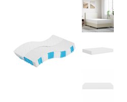 vidaXL Pocketveringmatras - Pocketveringmatrassen - Matras Pocketvering - Matras Pocketveren - Pocketveringmatras middelhard-hard 140x200 cm