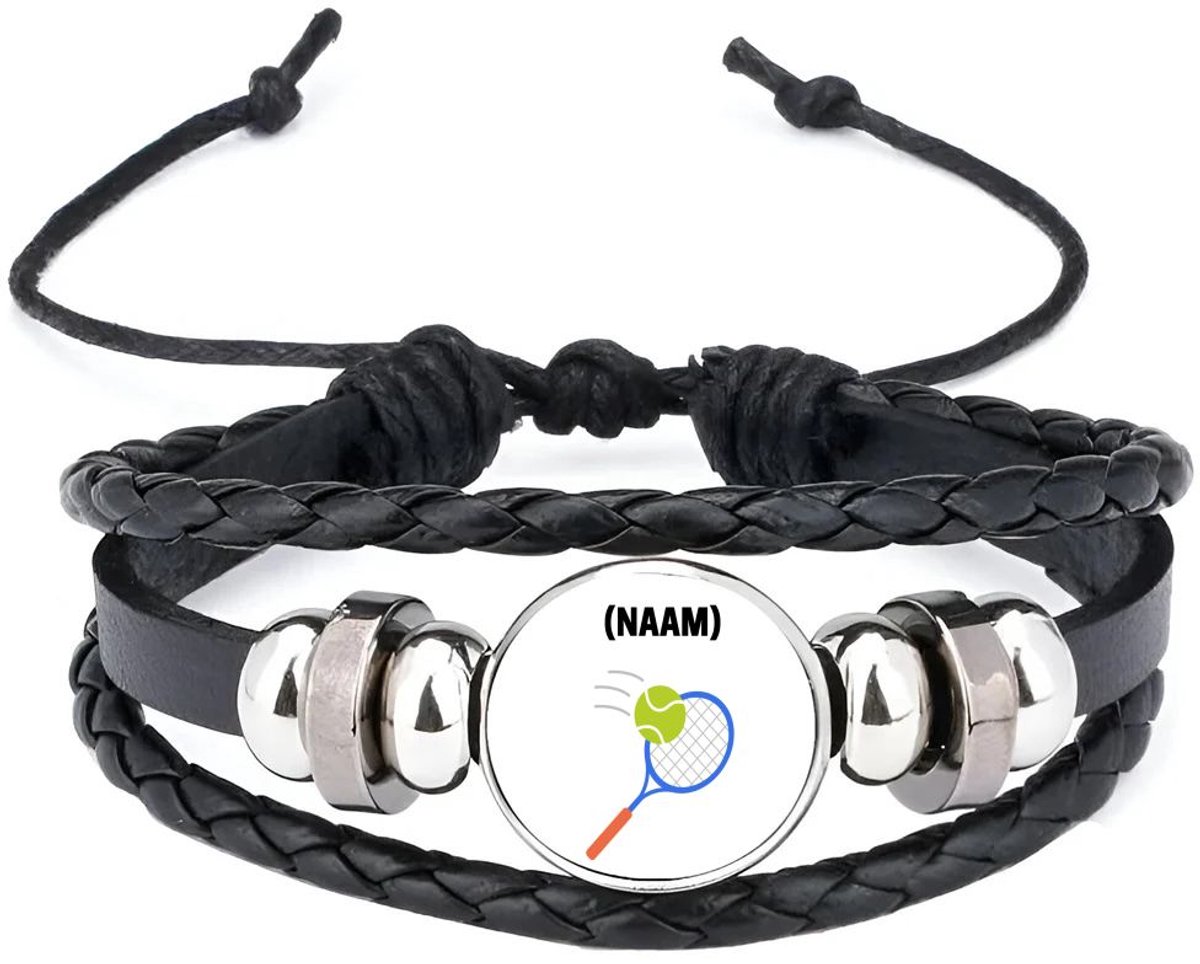 Akyol - tennis met eigen naam armband zwart - Tennis - tennisser - sport