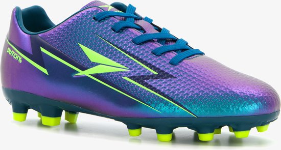 Dutchy Pitch MG kinder voetbalschoenen blauw – Maat 39 – Uitneembare zool