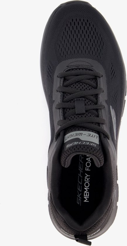 Skechers Track-Broader 232698- BBK, Homme, Zwart, Baskets pour femmes, Chaussures de sport, taille: 46