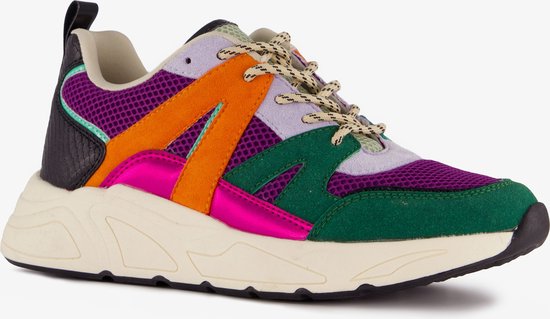 Baskets papa femme Blue Box - Violet - Semelle amovible - Taille 37