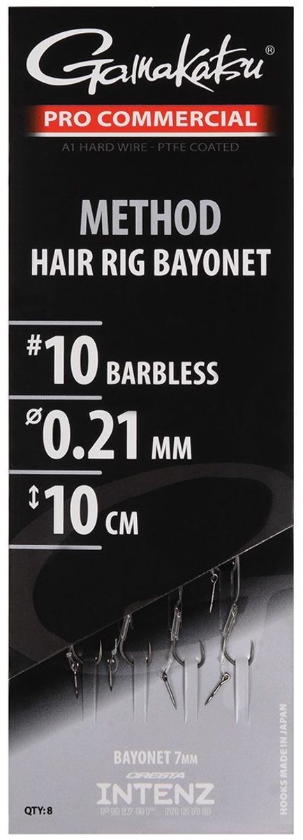 Gamakatsu Method Hair Rig Bayonet Barbless H16 0.17mm 10cm van Gamakatsu — afbeelding 3