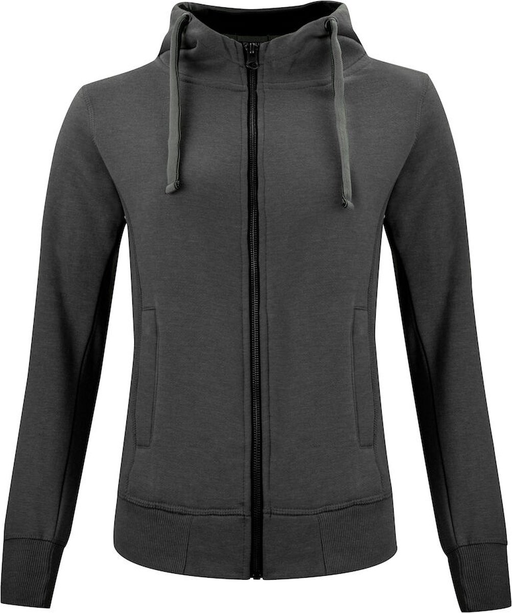 Clique Classic Hoody Full Zip Women 021045 - Antraciet Melange - S