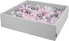 1000 gris clair : gris perle-transparent-rose poudré