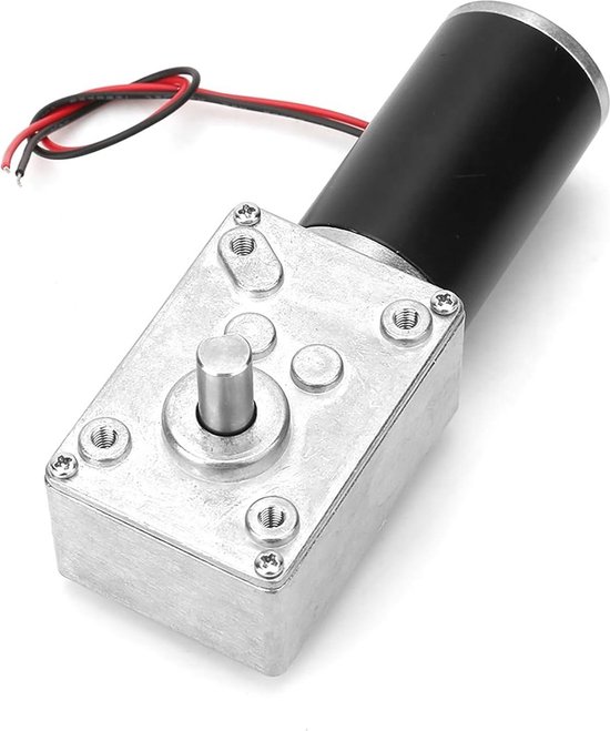DC 12 V Reductiemotor Hoge Torsiesnelheid Vermindert Elektrische Versnellingsbak Motor Omkeerbare Wormwielmotor 8 mm As(12V 10RPM DC 12 V Reductiemotor Hoge Torsiesnelheid Vermindert Elektrische Versnellingsbak Motor Omkeerbare Wormwielmotor 8 mm As(12V 10RPM