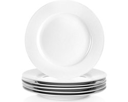 Dessertbord Porselein MONA 19 cm 6 stuks - Taart Bordjes - Bord - Ontbijtbord - Borden