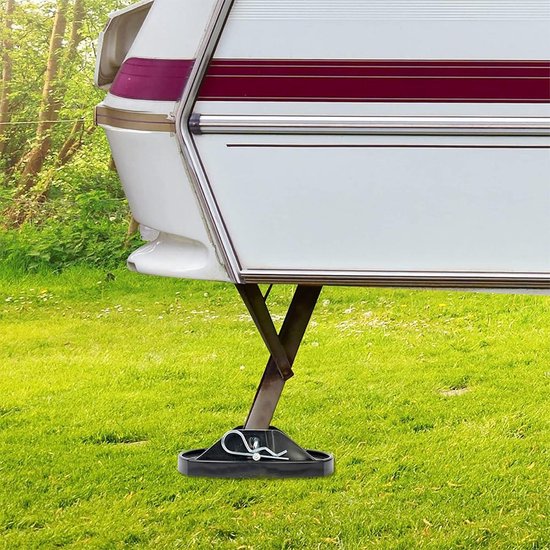 Fiamma Steunplaten, set van 4 stuks, voor kruksteunen, geschikt voor caravans en campers