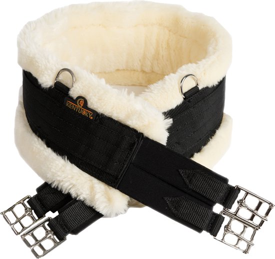 Kentucky Horsewear - Singel - Wol/Bont Zwart - 130 - Singels paard Kentucky Horsewear - Singel - Wol/Bont Zwart - 130 - Singels paard