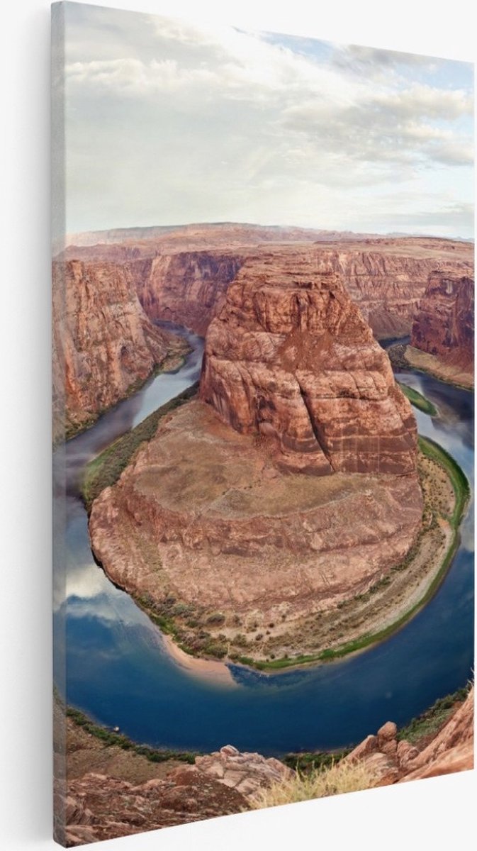 Saammp Canvas Schilderij - Grand Canyon - Herfst - Landschap - Natuur - 20x30 - Foto op canvas - Wanddecoratie - Muurdecoratie Woonkamer - Slaapkamer decoratie - Canvas Print Multicolor