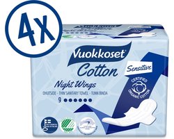 Vuokkoset Maandverband Night Wings Bio - 36 stuks