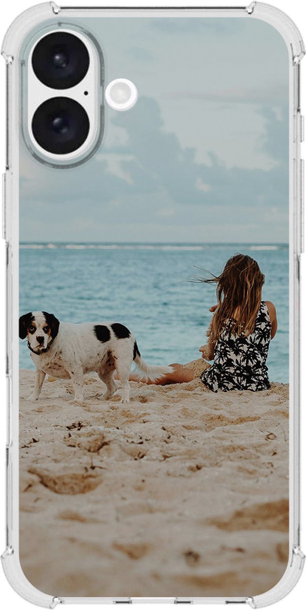 Back Cover voor Anti-Shock Back Cover Hoesje Maken iPhone 16 Plus