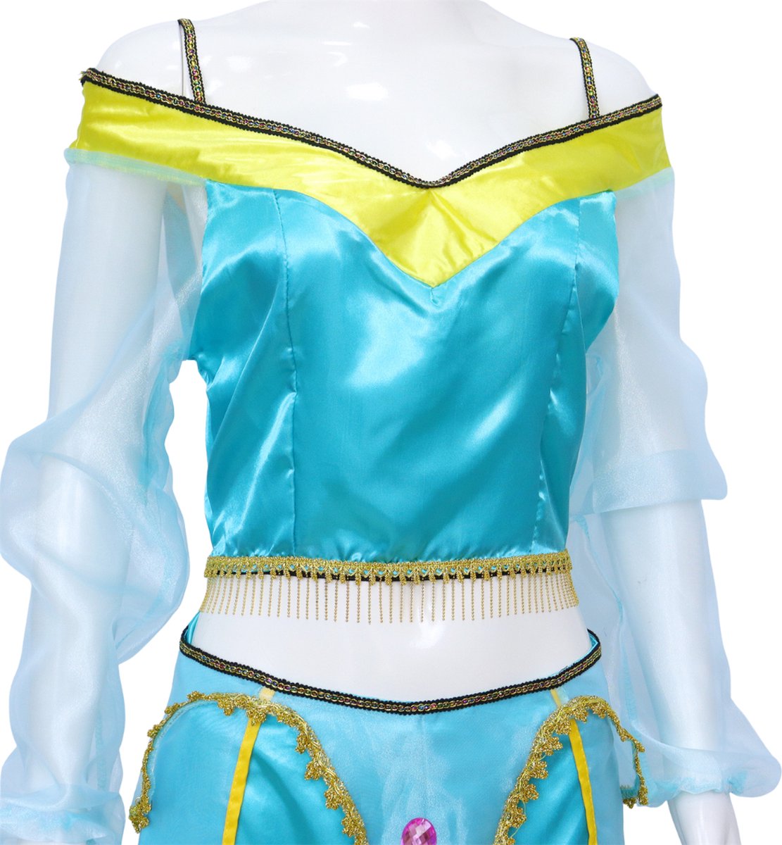 Joya Party® Verkleed Pak Prinses Volwassenen | Arabische prinsessen jurk | Carnaval Verkleedjurk Dames | Prinsessenjurk Vrouwen | Carnavalskleding | — afbeelding 10