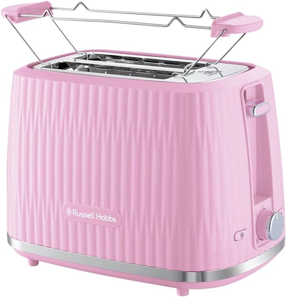 Broodrooster voor 2 Sneden met 6 Bruiningsniveaus en Heffunctie - Stijlvolle Toastmachine met Ontdooifunctie en Kruimellade