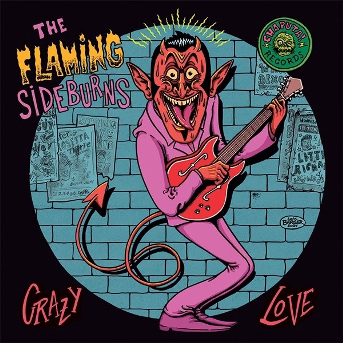 The Flaming Sideburns - Crazy Love (7" Single)