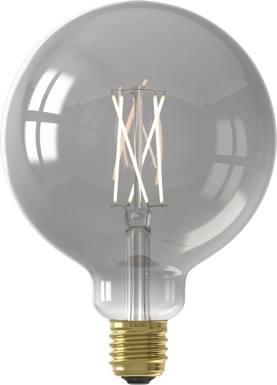Calex Smart LED Lamp - Wifi Filament Verlichting - Globe 12,5cm - E27 - Slimme Bulb - Dimbaar - 7W