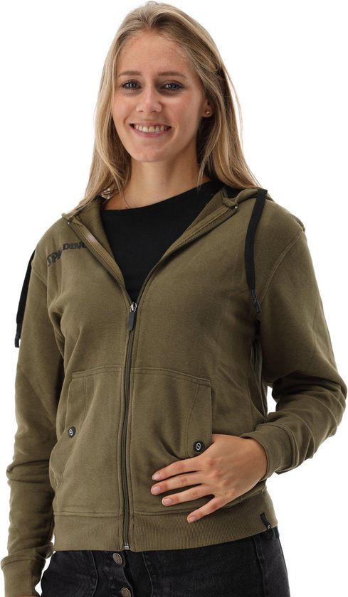 Urban Classics Oversized Zip Hoody Voor Dames dames cardigan sweater