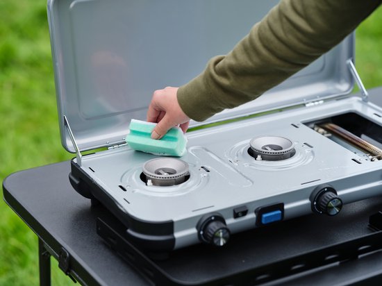 Campingaz Camping Kitchen 2 Multi-Cook Plus camping kooktoestel - 3 krachtige branders - koken en grillen op één apparaat van Campingaz — afbeelding 4