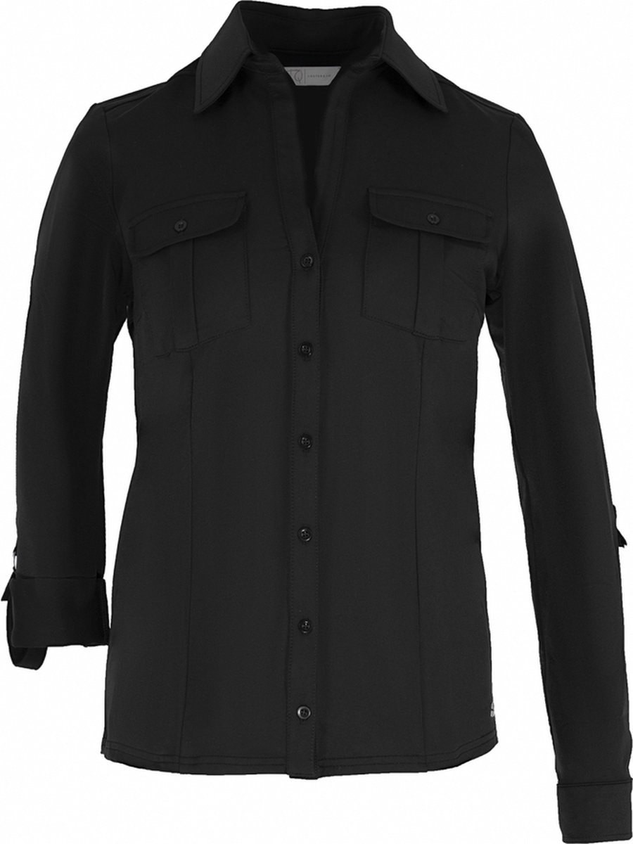 TQ Amsterdam Blouse Gwen O Basic Travel 00tq072abet Black Dames Maat - XS