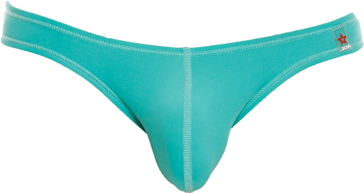 JOR Kioto Thong Green - MAAT M - Heren Ondergoed - String voor Man - Mannen Thong