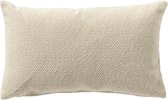 Dutch Decor JULIO - buitenkussen 30x50 cm - waterafstotend en uv-bestendig - Marshmallow - wit