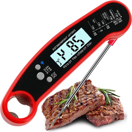 Jamestown BBQ thermometer Bluetooth 11,7 x 6,1 x 2,5 cm zwart kopen? | Bbq accessoires & benodigdheden