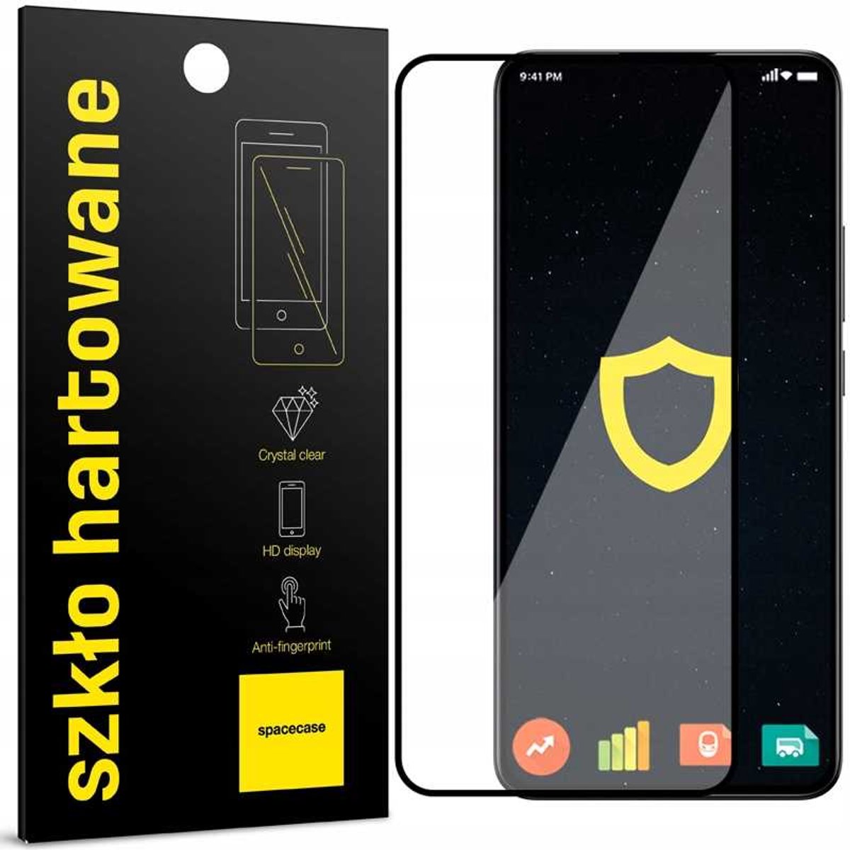 Spacecase Glas 5D Koffer Voor Xiaomi 13T 13T Pro Gehard Glazen Koffer