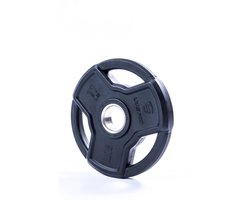 Livepro Competitie Halterschijf - Rubber 50 mm 15 kg