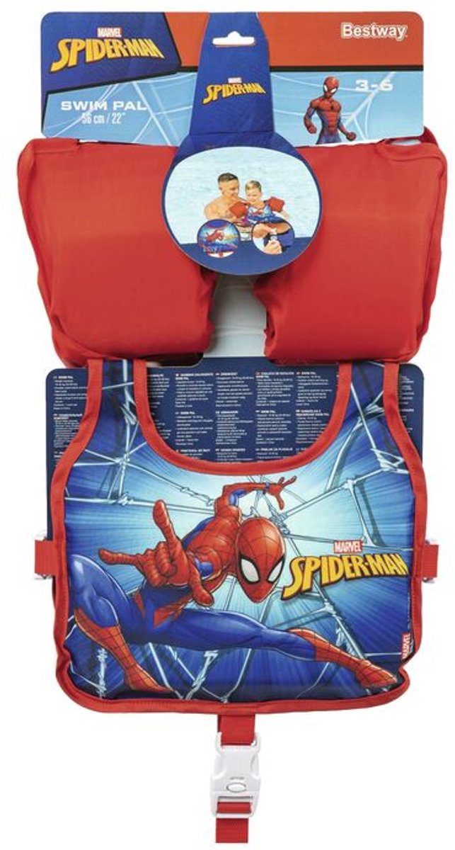 Bestway puddle jumper hydro - zwemvest met armbandjes - Spiderman - 3 — afbeelding 8