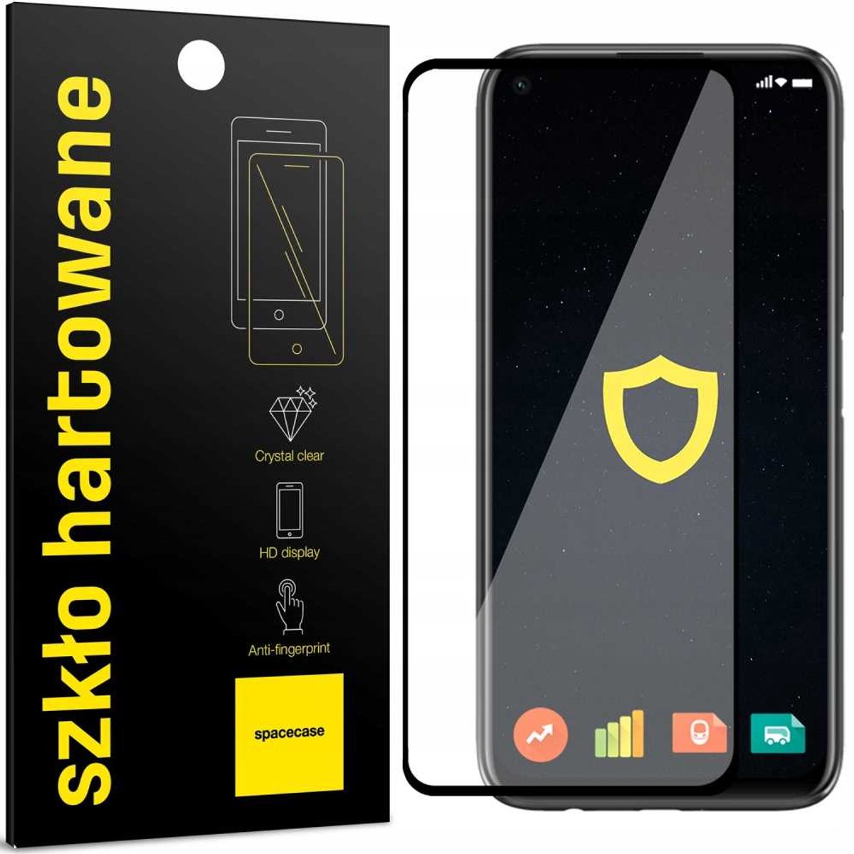 Spacecase 5D Gehard Glas Voor Realme 9I 4G / 9 Pro Schermbescherming