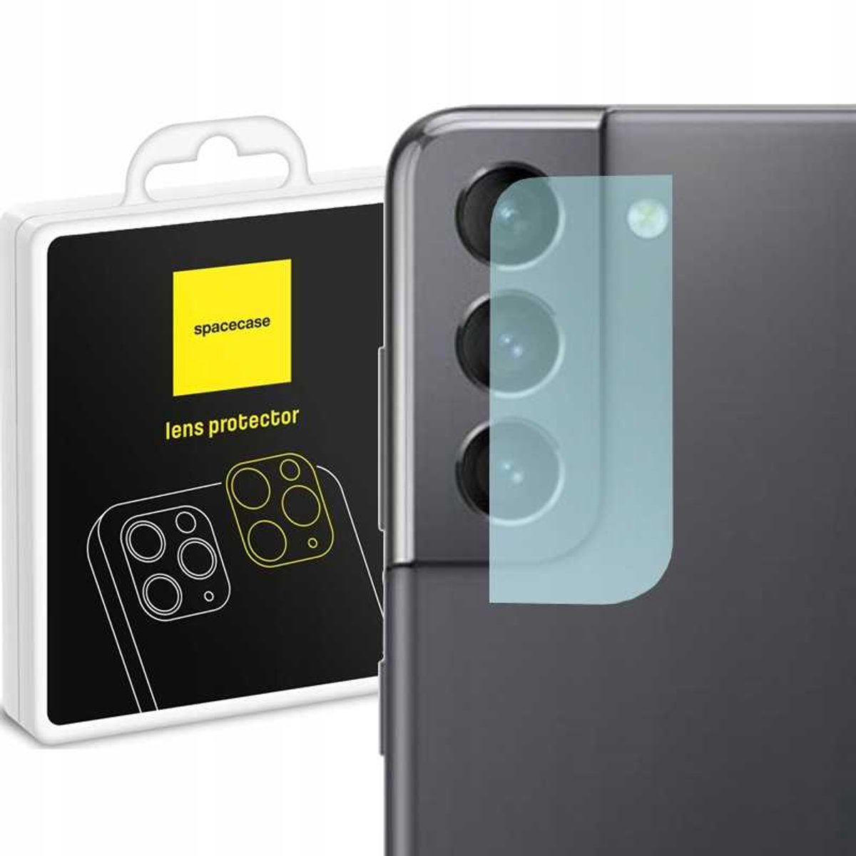 Spacecase Gehard Glas Voor Galaxy S22 S22+ Cameraglas