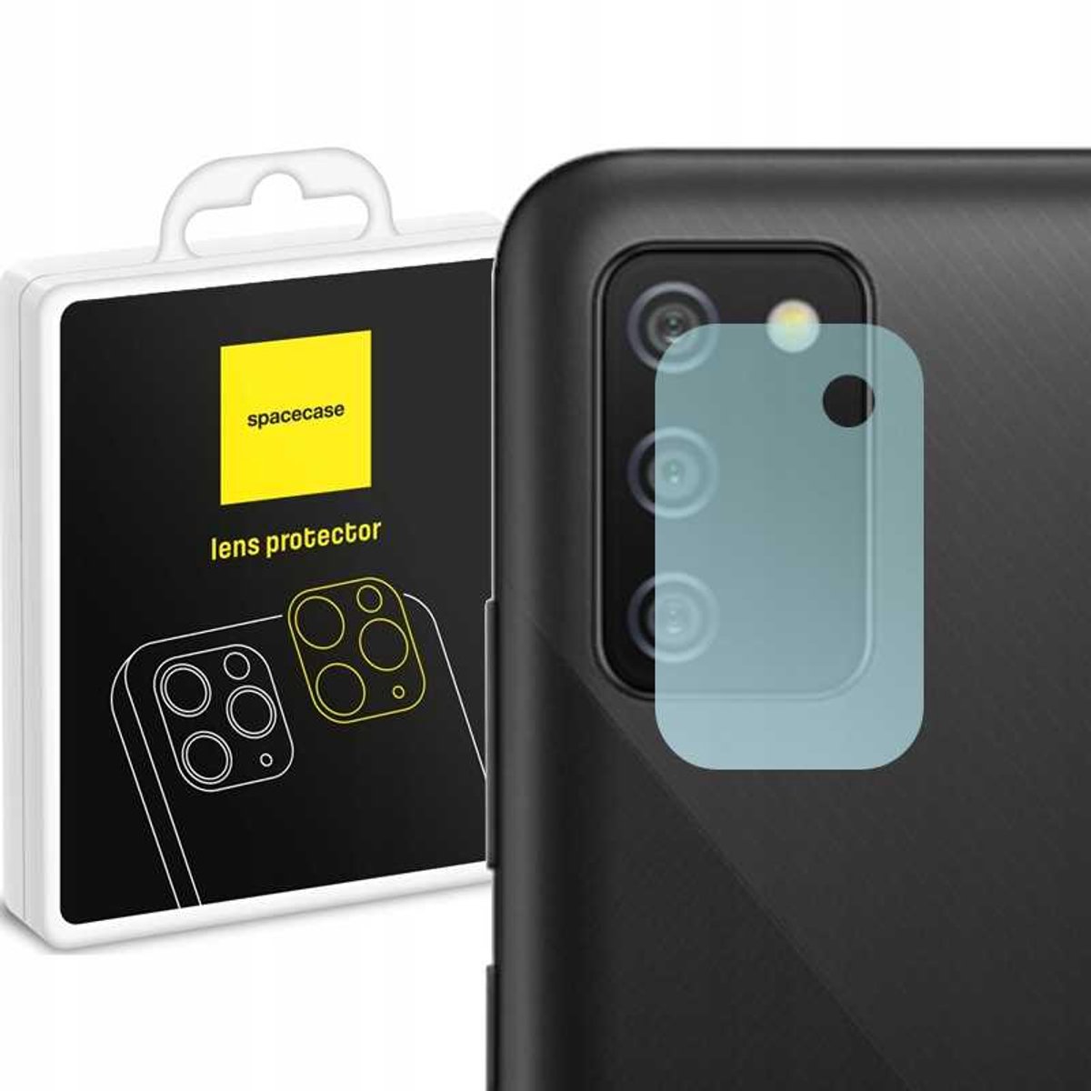 Spacecase Cameraglas Van Gehard Glas Voor Samsung Galaxy A02S