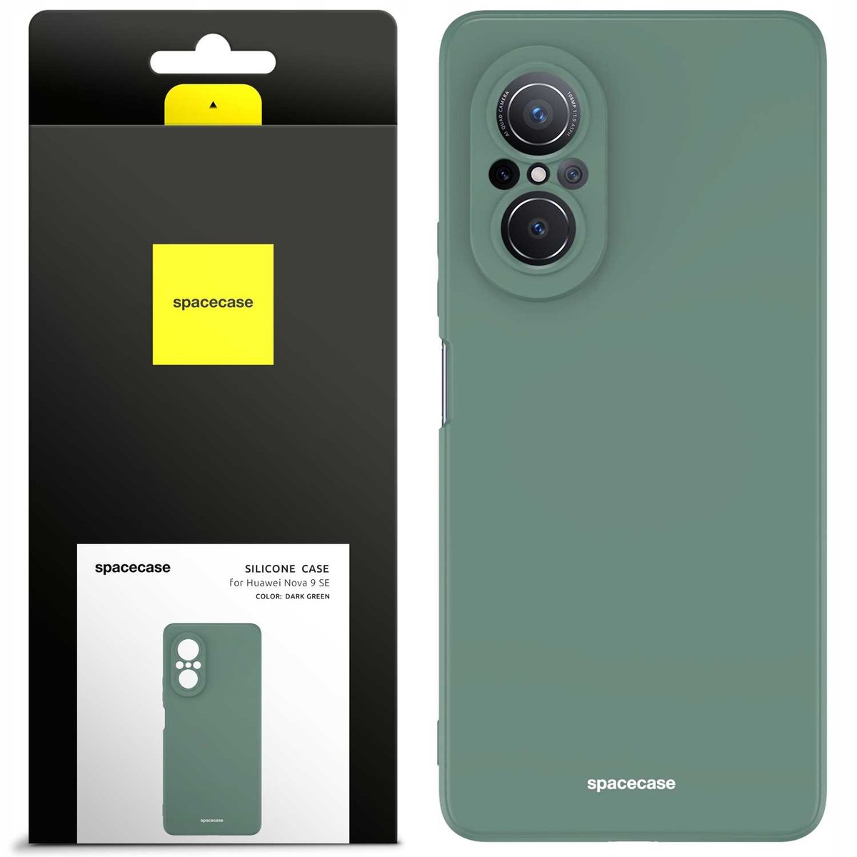 Spacecase Siliconen Case Cover Voor Huawei Nova 9 Se Groen