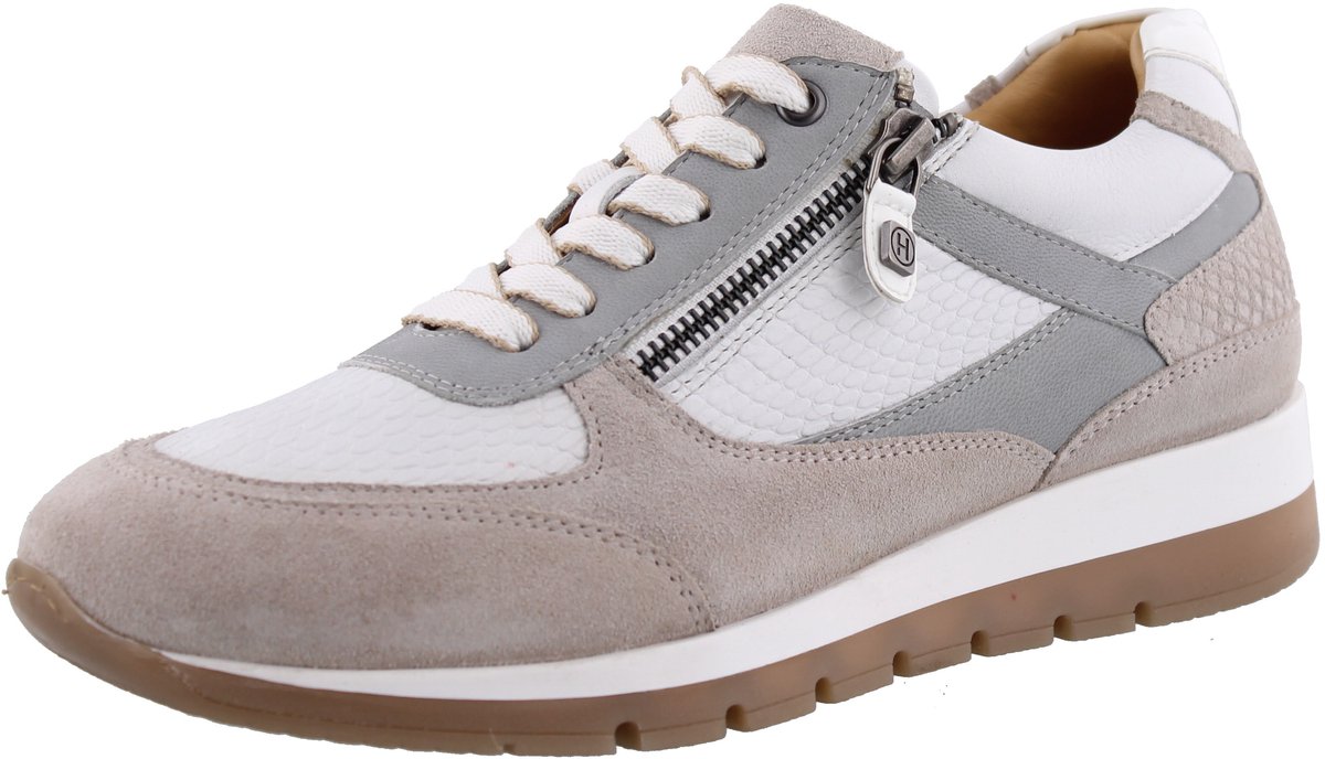 Helioform-249.004 0347-sneaker-dames-wit-lichtblauw-K maat 4.5 / 37.5