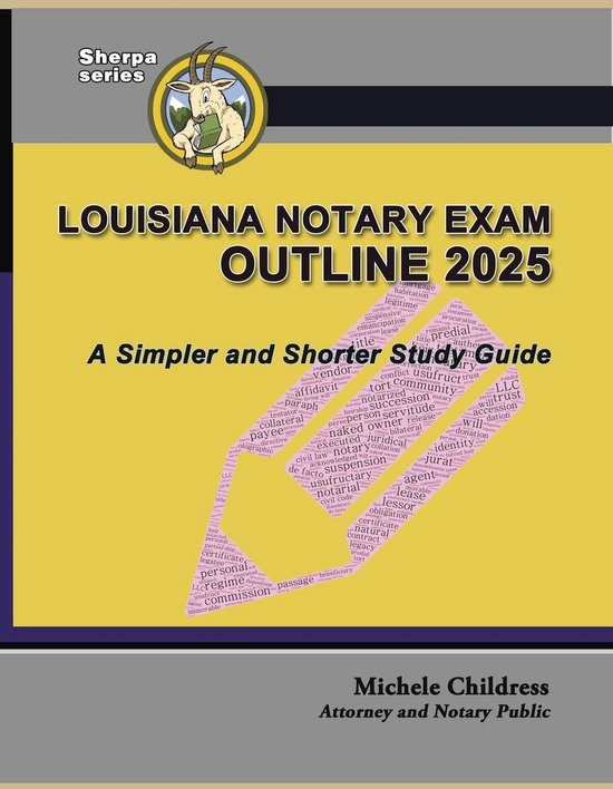 Louisiana Notary Exam Outline 2025: A Simpler and Shorter St ... - cover