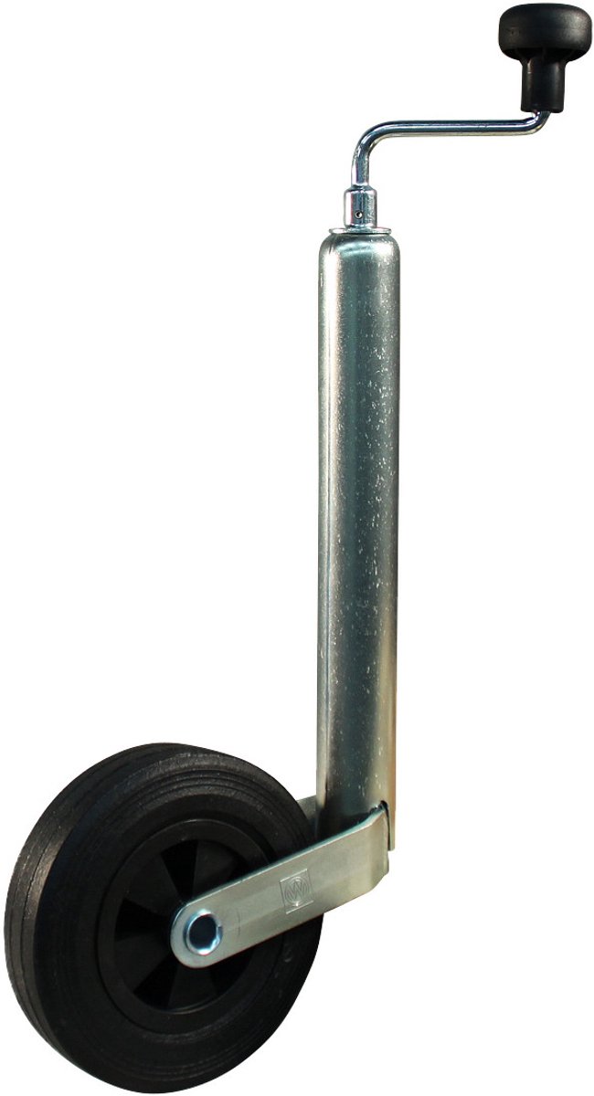 Steunwiel Ø48mm 200x50mm kunststof velg - Neuswiel aanhangwagen en vouwwagen - WW Winterhoff