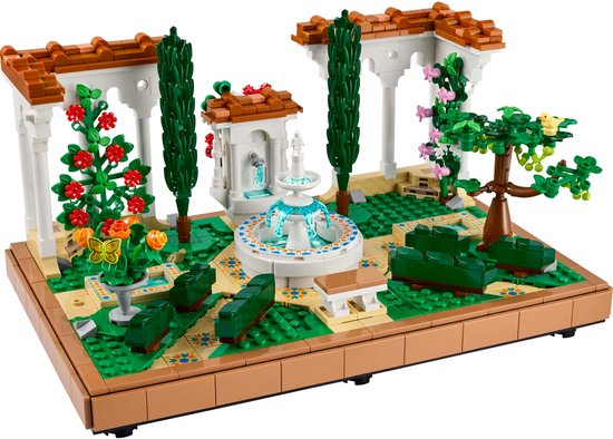 Jardin d'icônes LEGO avec fontaine - 10359